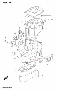 DF20A From 02002F-910001 (P01 P40)  2019 drawing DRIVE SHAFT HOUSING (P01)