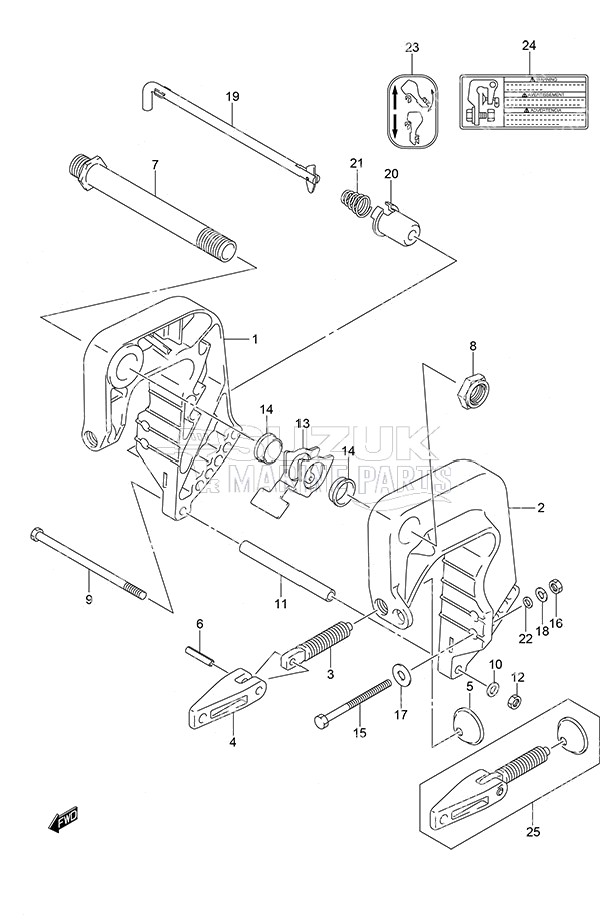 Clamp Bracket Non-Remote Control