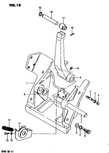 DT60 From 06001-301001 ()  1983 drawing CYLINDER SUPPORT