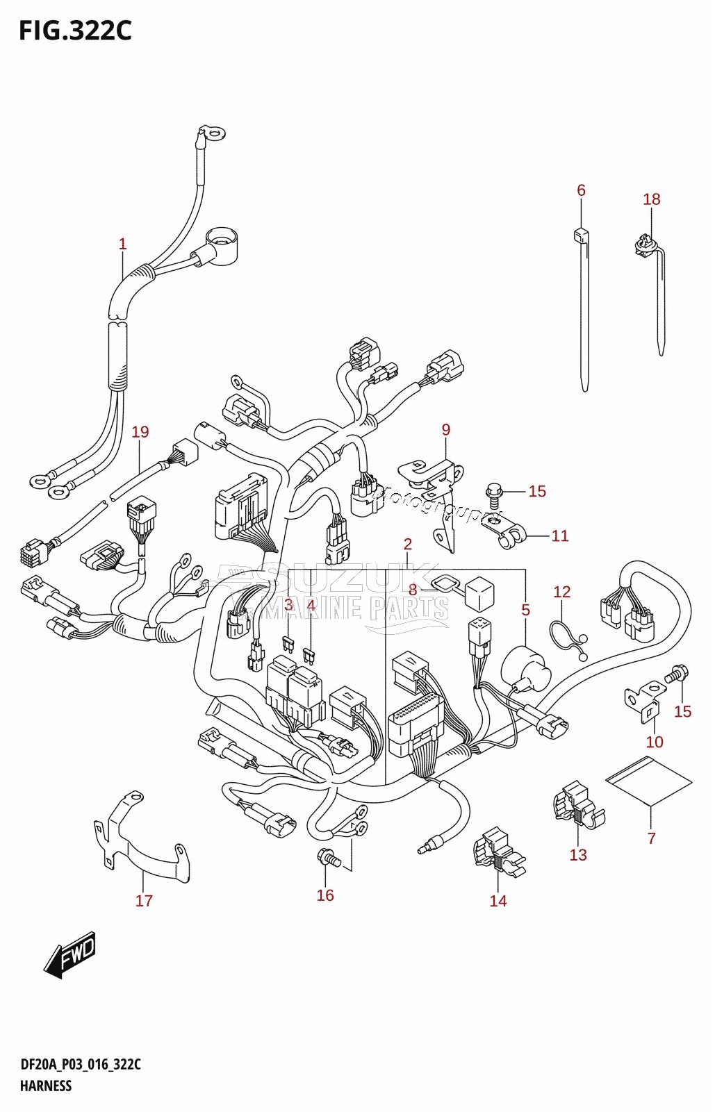 HARNESS (DF9.9BT:P03)