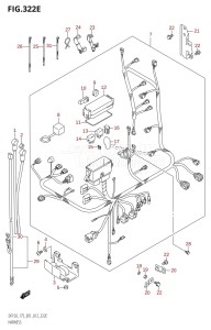 DF150 From 15002F-210001 (E01 E40)  2012 drawing HARNESS (DF175T:E01)