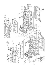 DF 250 drawing Cylinder Head (DF 250S)