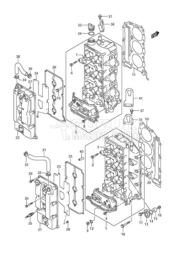 Cylinder Head (DF 250S)