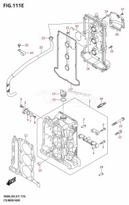 DF60A From 06002F-710001 (E03)  2017 drawing CYLINDER HEAD (DF60AVT:E03)