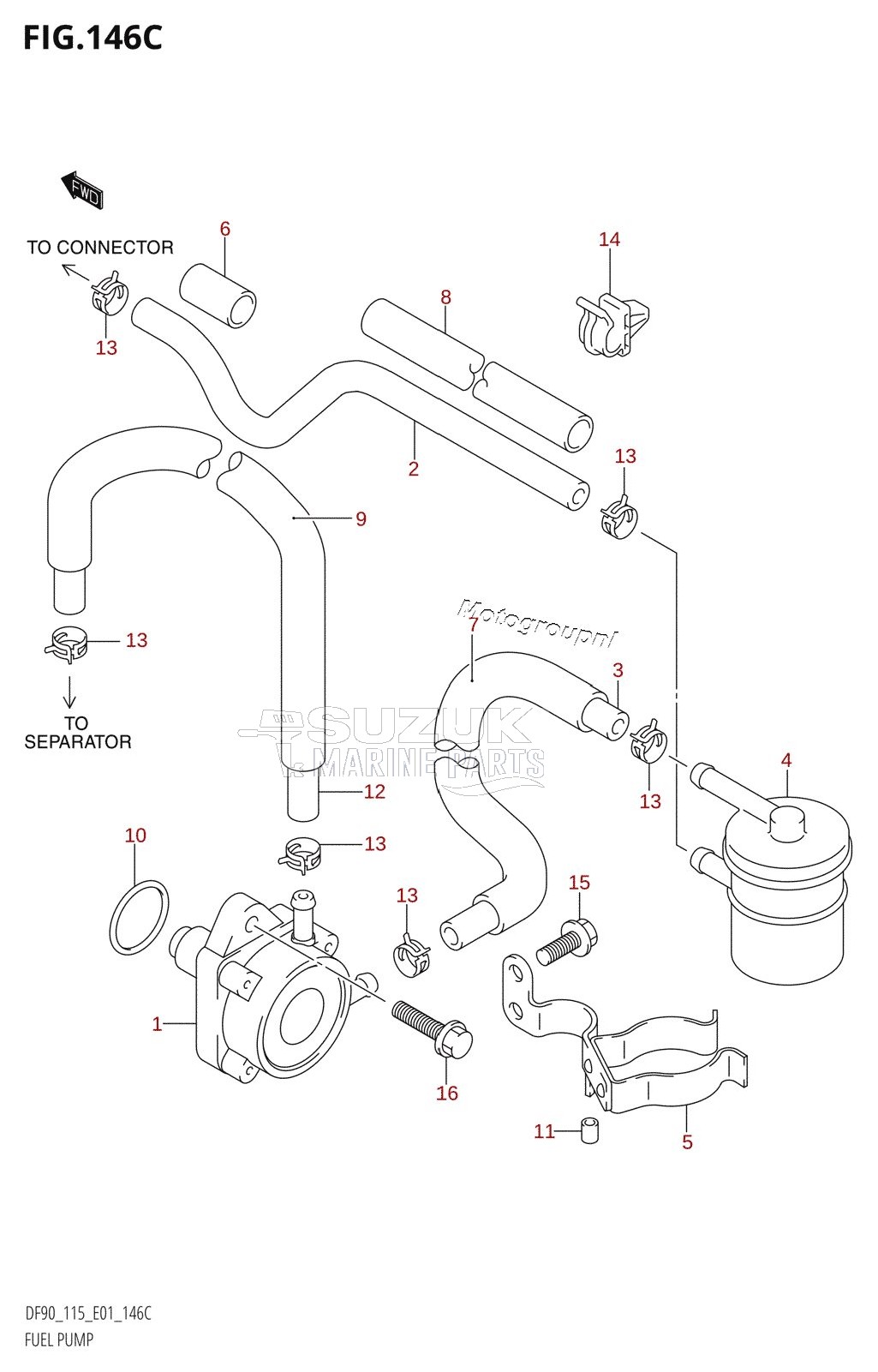 FUEL PUMP (DF115WT:(K3,K4,K5,K6))