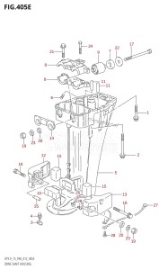 DT9.9 From 00996-210001 (P40)  2012 drawing DRIVE SHAFT HOUSING (DT15:P37)