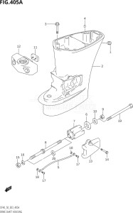 04001F-151001 (2001) 40hp E03-USA (DF40QHK1  DF40TK1) DF40 drawing DRIVE SHAFT HOUSING