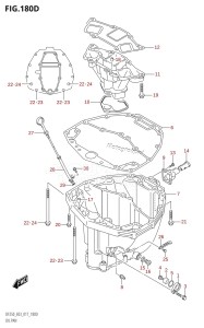 DF250Z From 25003Z-710001 (E03 E40)  2017 drawing OIL PAN (DF225Z:E03)