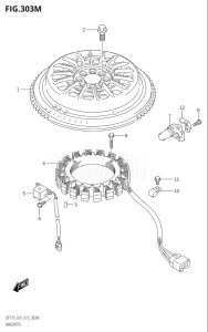 17502Z-510001 (2005) 175hp E01 E40-Gen. Export 1 - Costa Rica (DF175ZG  DF175ZG) DF175ZG drawing MAGNETO (DF175TG:E40)