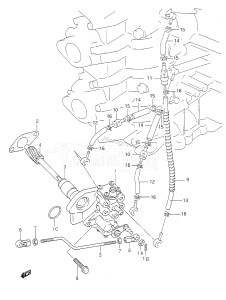 DT50 From 05004-581001 ()  1995 drawing OIL PUMP