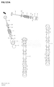 09001F-510001 (2005) 90hp E01-Gen. Export 1 (DF90TK5) DF90 drawing CAMSHAFT