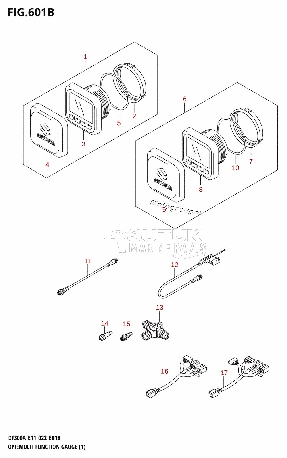 OPT:MULTI FUNCTION GAUGE (1) (022)