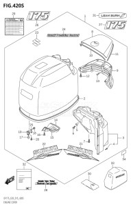 17502F-510001 (2005) 175hp E03-USA (DF175T) DF175T drawing ENGINE COVER (DF175ZG:E03)