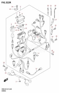 DF50A From 05003F-710001 (E01)  2017 drawing HARNESS (DF60AVT:E01)