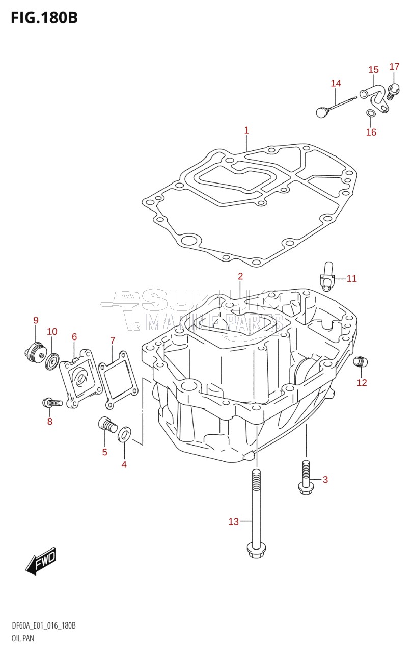 OIL PAN (DF40AQH:E01)