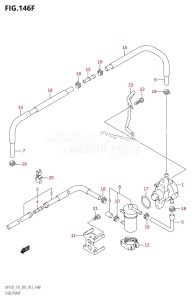 DF150 From 15002F-210001 (E01 E40)  2012 drawing FUEL PUMP (DF175T:E40)