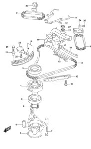 Outboard DF 350A drawing Timing Chain