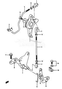 DT40 From 04003K-351001 ()  1993 drawing THROTTLE CONTROL (DT40WK)