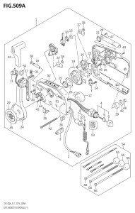 10003F-910001 (2019) 100hp E11-Gen. Export 2 (DF100AT) DF100A drawing OPT:REMOTE CONTROL (1)