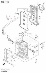 DF60A From 06002F-310001 (E01 E40)  2013 drawing CYLINDER HEAD (DF60ATH:E40)