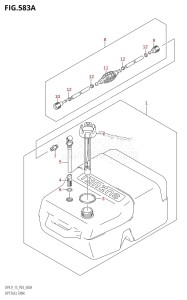 DF9.9 From 00993F-110001 (P03)  2011 drawing OPT:FUEL TANK