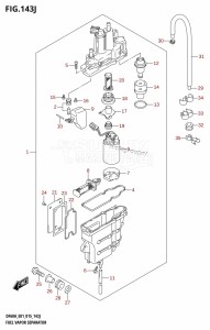 DF50A From 05004F-510001 (E01)  2015 drawing FUEL VAPOR SEPARATOR (DF60AQH:E01)