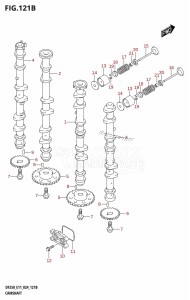 DF200T From 20002F-440001 (E01 - E40)  2024 drawing CAMSHAFT (DF225T,DF225Z)