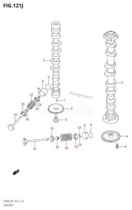 DF70A From 07003F-310001 (E01 E40)  2013 drawing CAMSHAFT (DF90ATH:E01)