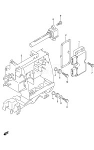 Outboard DF 150 drawing Rectifier/Ignition Coil (Model: TG/ZG)