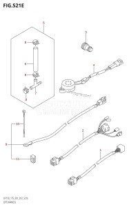 DF150 From 15002F-210001 (E01 E40)  2012 drawing OPT:HARNESS (DF175T:E01)