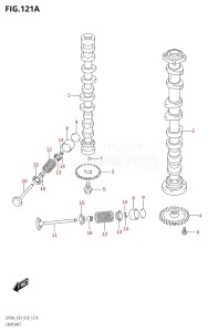 08002F-810001 (2018) 80hp E03-USA (DF80AT) DF80A drawing CAMSHAFT (DF70A)