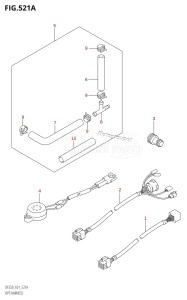 DF250Z From 25001Z-680001 (E01 E40)  2006 drawing OPT:HARNESS (K4,K5,K6,K7)