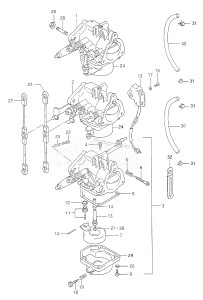 DT50 From 05004-461001 ()  1994 drawing CARBURETOR