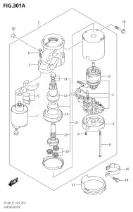 DF140BT From 14005F-340001 (E11 E40)  2023 drawing STARTING MOTOR