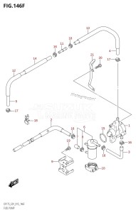 DF150Z From 15002Z-510001 (E01 E40)  2015 drawing FUEL PUMP (DF150Z:E40)