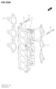 DF300A From 30002P-710001 (E03)  2017 drawing INTAKE MANIFOLD