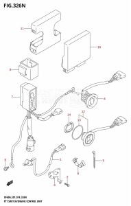 DF50A From 05003F-410001 (E01)  2014 drawing PTT SWITCH /​ ENGINE CONTROL UNIT (DF50AVT:E01)