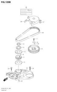 00801F-710001 (2017) 8hp P03-U.S.A (DF8A  DF8AR) DF8A drawing TIMING BELT (DF8AR:P03)