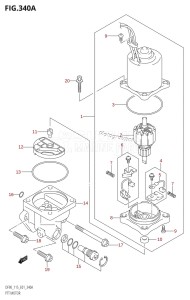 DF115T From 11501F-980001 (E01 E40)  2009 drawing PTT MOTOR