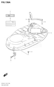 25003F-140001 (2021) 250hp E11 E40-Gen. Export 1-and 2 (DF250T) DF250 drawing RING GEAR COVER