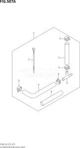 05004F-910001 (2019) 50hp E03-USA (DF50AVT) DF50A drawing OPT:WATER PRESSURE GAUGE SUB KIT