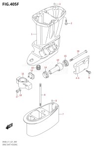 04005F-240001 (2022) 40hp E34-Italy (DF40ASVT  DF40ASVT) DF40A drawing DRIVE SHAFT HOUSING ((DF60AQH,DF60ATH):E40)