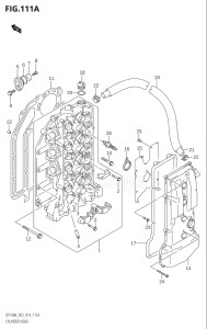 14003Z-410001 (2014) 140hp E03-USA (DF140AZ) DF140AZ drawing CYLINDER HEAD