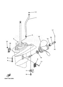 F25AEHL drawing PROPELLER-HOUSING-AND-TRANSMISSION-2