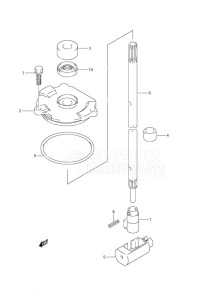 DF 140 drawing Clutch Rod (S/N 682149 & Newer)