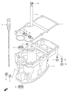 DF15 From 01501F-030001 ()  2000 drawing OIL PAN