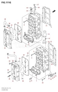 DF200Z From 20002Z-410001 (E03)  2014 drawing CYLINDER HEAD (DF250ST:E03)