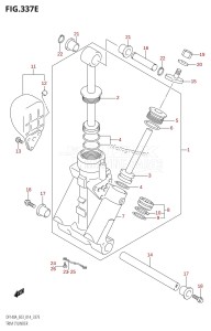 DF100A From 10003F-410001 (E03)  2014 drawing TRIM CYLINDER (DF140AZ:E03)