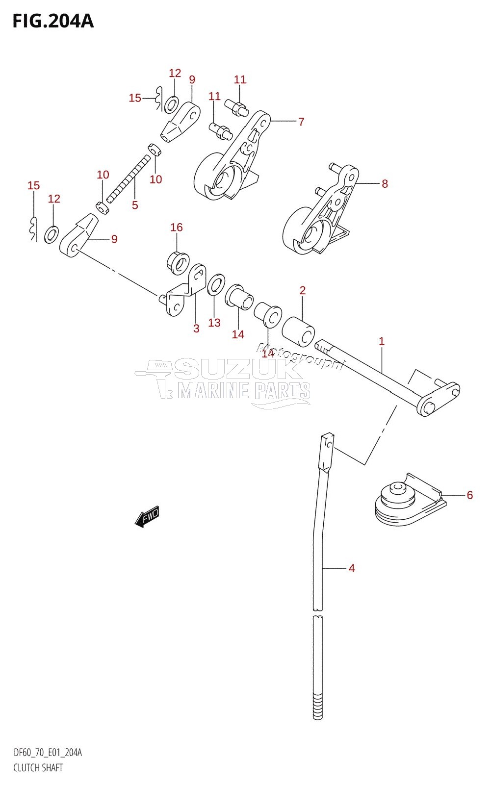 CLUTCH SHAFT