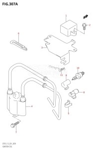 DT9.9 From 00991K-980001 (E13 E36)  2009 drawing IGNITION COIL